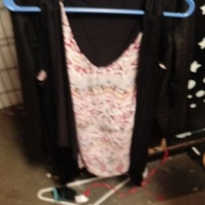 Tunic kind of top with fringe on bottom